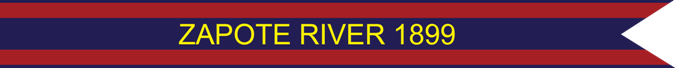 Zapote River 1899 U.S. Army Campaign Streamer